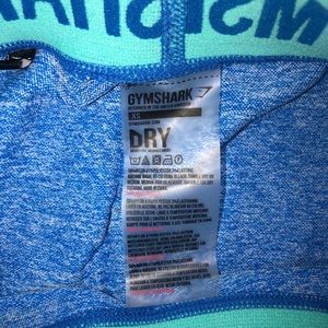 GYMSHARK Gym Shark Dry Blue XS